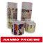 Custom made round cardboard boxes for wine cosmetic chocolate factory supply
