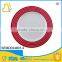 modern red line design print 10" round restaurant serving dishes