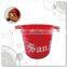 Plastic Ice Bucket with Bottle Opener