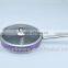 China stainless steel frying pan with Transparent high-temperature painting non-stick inside