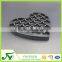 PS disposable black heart 23 holes chocolate container