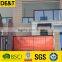 DE&T balcony railing cover, balcony tempered glass, plastic balcony fence