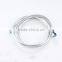 Silver PVC Plumbing 150CM Shower Hose with Brass Nut, X18015S
