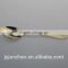 Perfect golden cutlery spoon fork knife with high mirror polishing and low price