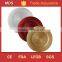 Elegant waved turkish red clear glass charger plates