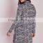 Factory price plus size floral jersey swing dress