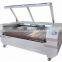 China made automatic feeding large format laser cutting machine 1610 on fabric leather cloth