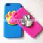 newest factory price 3D shape silicone smartphone case