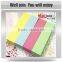 wholesale colorful cute rectangle shaped sticky notes
