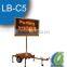 Lubao high quality Metal solar ReflectiveTraffic Sign Trailer