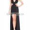 Deep V Neckline 2 in 1 Backless Maxi Dress for Ladies