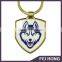 Promotional low price custom picture printing silver/gold key chain rings