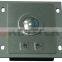 Rear panel mounting Vandal proof 25mm metal trackball industrial