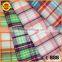 High quality tartan gingham plaid cotton fabric