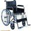 chrome steel frame wheelchair with dixed footrest