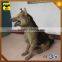 HLT Fiberglass life size Germany dog statues for exhibition