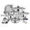 german style swiss line capsule bottom amc cooking sets