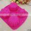 100% Food Grade Fda And Lfgb 4 Cavity Silicone Flower Shape Cake Mold Soap Mould