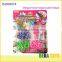 Popular diy rubber weaving looms kit make crazy bracelet rainboww loom kit