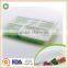 800ML PP Disposable Two Compartments Plastic Food Container SGS/FDA Appoval Microwave Oven safe