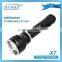 HI-MAX X7 3*Cree XM-L2 U2 LED 3000 lumen diving flashlight u2 magnetic switch