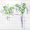 2016 New green wall hanging artificial flowers wisteria