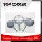 Pressed aluminum divided kitchen utensils frying pan