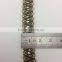 golden metallic thread tinsel black lace trim ribbon braid