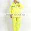 High Visibility reflective safety pvc raincoat