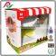 Plastic window paper box for packing learning machine
