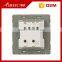 BIHU hight quanlity white PC 2 gang home electrical light switch