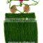 Green Color Long Girls Skirt Party Goods Hawaiian Grass Skirt With Fancy Dress Hula