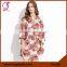 FUNG 2803 Women Beautiful Cotton Flower Bath Robe                        
                                                Quality Choice