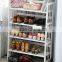3 tier non-slip wood frame shoe rack