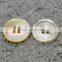 4 holes white troca shell buttons for shirt
