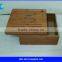 Printed Logo Red Varnish Wooden Box Sale Made In China Box