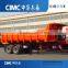 CIMC Hydraulic Cylinder Tractor U Shape Tipper Trailer, Semi Dump Truck Trailer