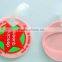 new fashion embossing lovely spongebob soft pvc hook and loop luggage tags