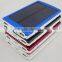 Newest 10000mAh Dual USB Waterproof Solar Power Bank Battery Charger For iPhone