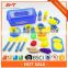 Cheap plastic colorful tea set kitchen toys for kids