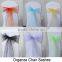 Hot Selling Wedding Banquet Organza Chair Sashes