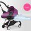 new arrival baby stroller 3 in 1 travel system baby stroller with car seat light weight small foled good baby car seat stroller