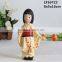 Japanese kimono girl figurine play the zither decoration