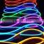 super bright purple led neon flex tube holiday rope light waterproof led neon light