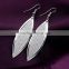 NEW 2016 fashion women simple personality leaves frosted earrings