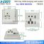 2015 new design usb electrical switch socket with covers