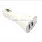 hot selling portable mini dual usb car charger 5v 1a/2.1a wireless car charger for iphone6/tablet