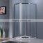 Top quality European Style 6mm Tempered Glass Shower Enclosures with Bright silver aluminum alloy Frame K-161A