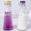 35oz airtight glass bottle with ceramic rubber gasker ring lid