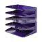 Contemporary metal 4-Compartment Vertical office file holders